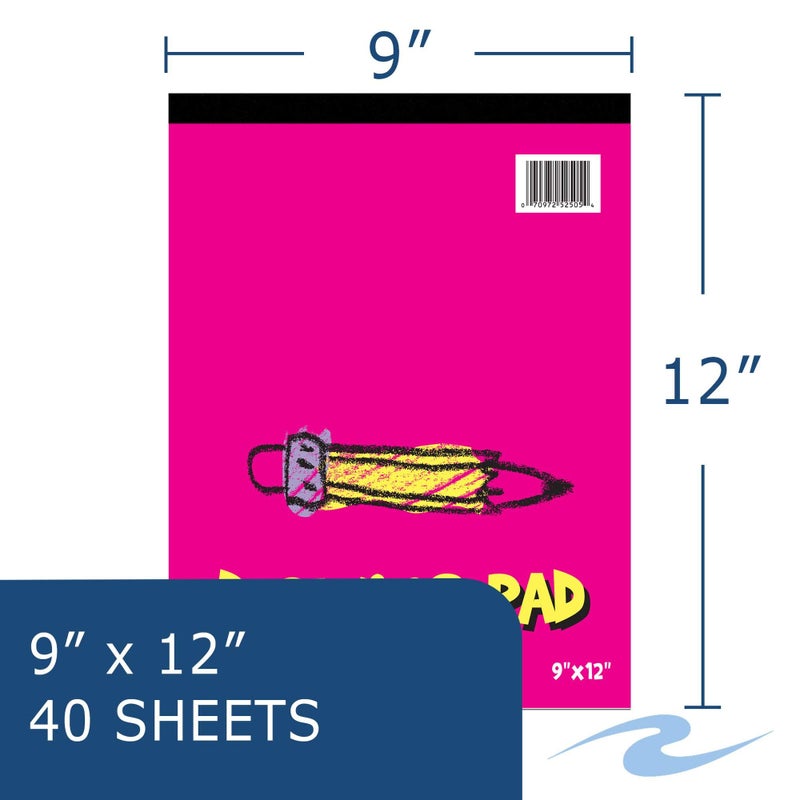 Roaring Spring Kid's Art Variety Pack, One Each - Doodle Pad, Drawing Pad, Sketch Book & Watercolor Pad, 4 Art Pads - Image 4
